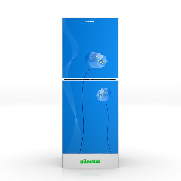 Minister Refrigerator M-222 BLUE SPRING FLOWER 222 Ltr